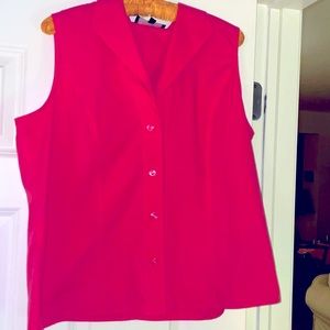 Jones sleeveless cotton blouse